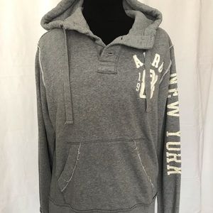 Men’s gray Aeropostale sweatshirt comfy hoodie - Lg